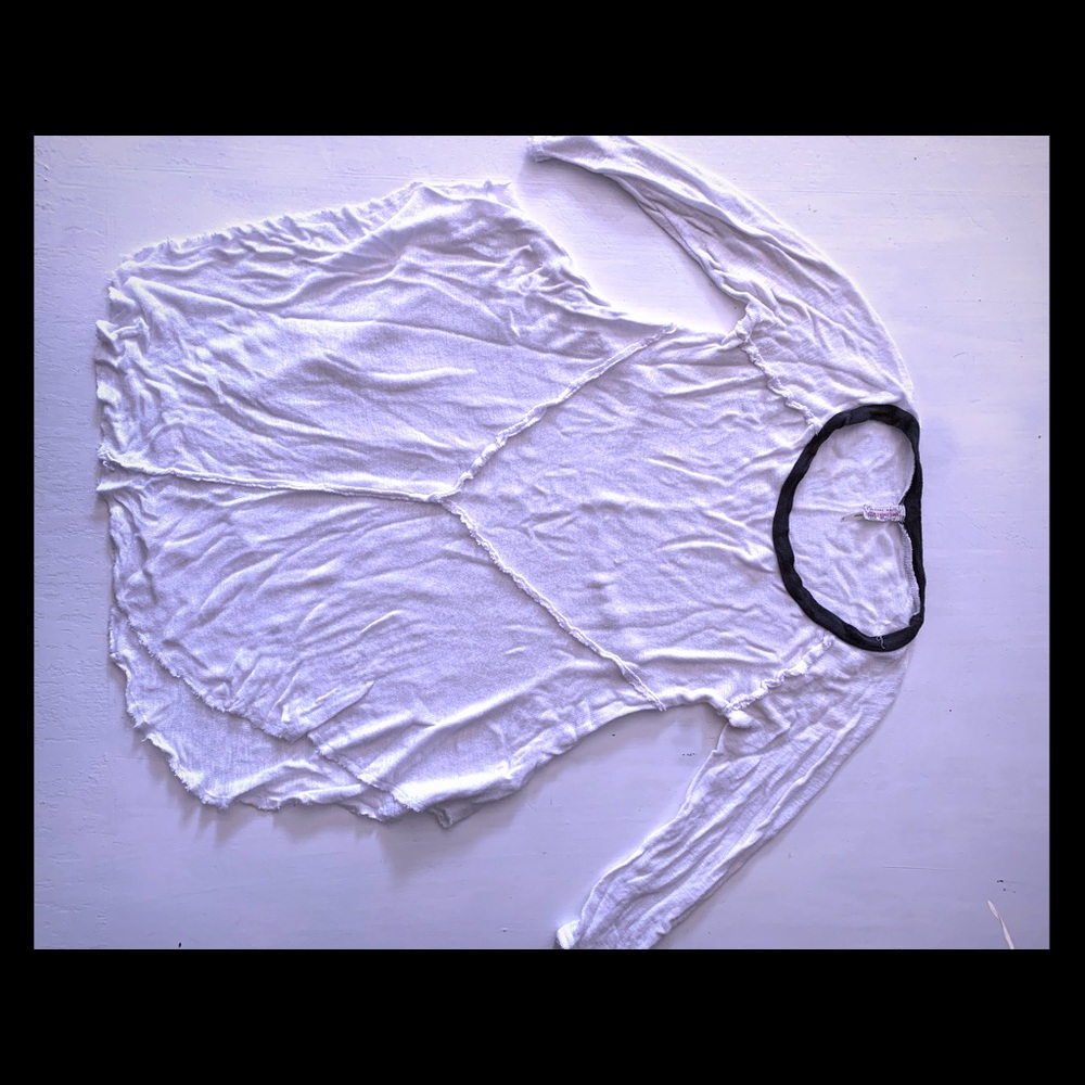 3 qtr loose fitted shirt